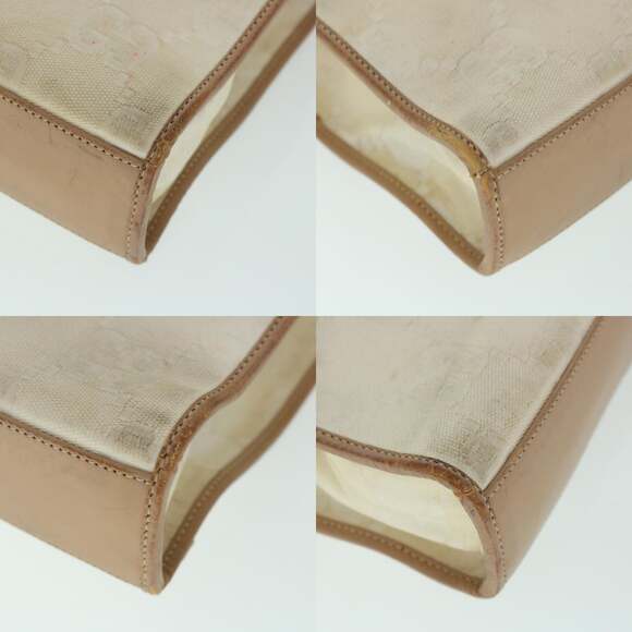 GUCCI GG Canvas Jackie Hand Bag Beige Brown - Picture 10 of 12